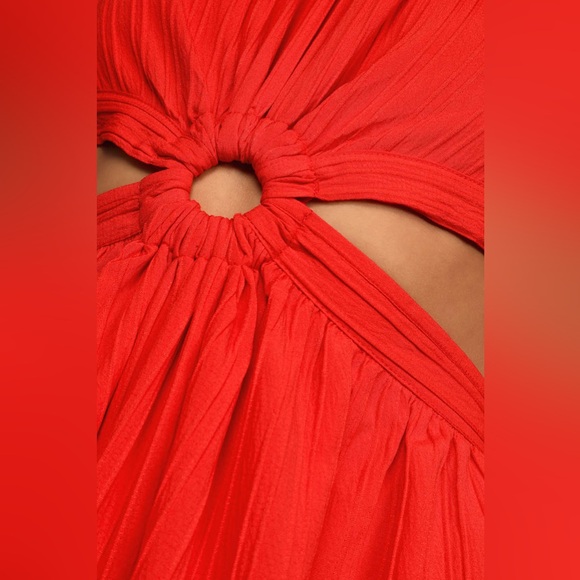 Lulus Island Vacay Red Tie-Back Maxi Dress - Picture 5 of 10